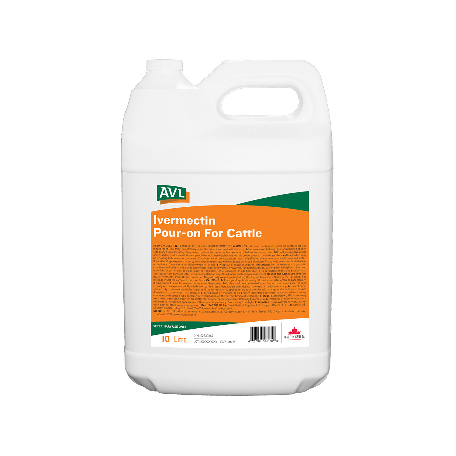Ivermectin Pour on for Cattle 5L