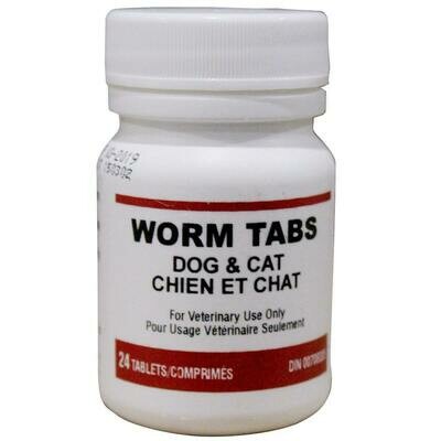DVL Worm Tabs - 24 Tablets