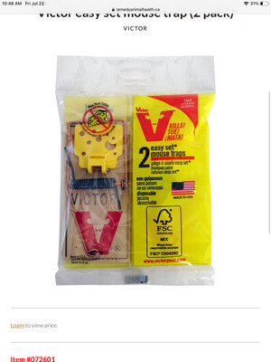 Mouse Trap Plastic Pedal 2 Pack