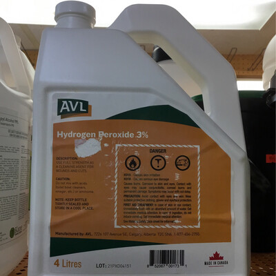 Hydrogen Peroxide 3% - 4L