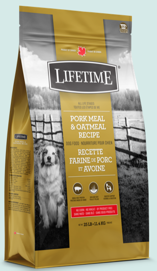 LifeTime Pork & Oatmeal Dog Food