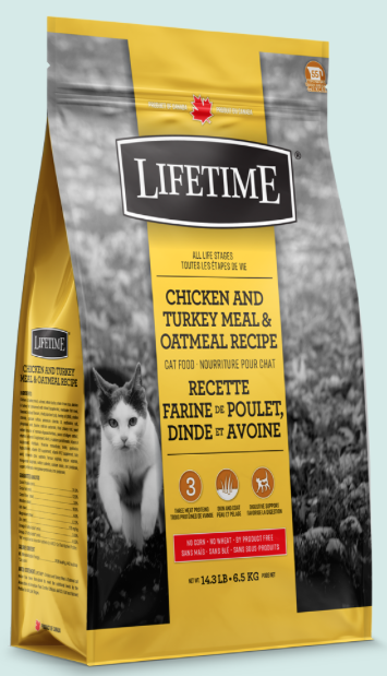 LifeTime Chicken, Turkey & Oatmeal Cat Food
