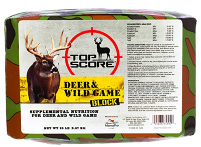 Top Score Deer and Wild Game Block