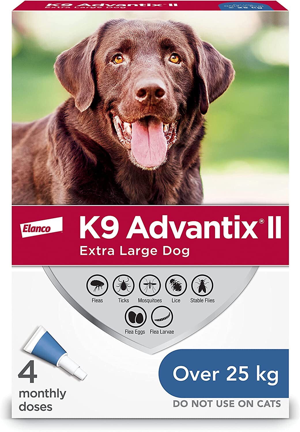 K9 Advantix - Extra Large Dog (>25kg) - 2 Dose