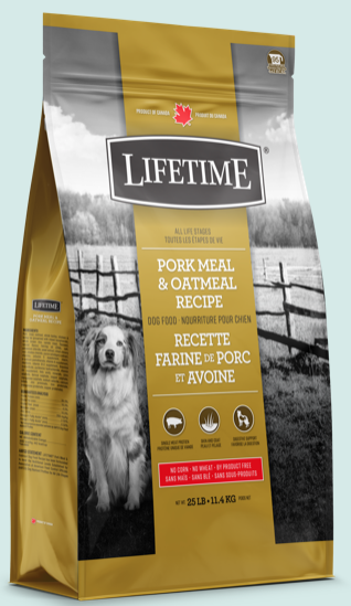 LifeTime Pork &amp; Oatmeal Dog Food