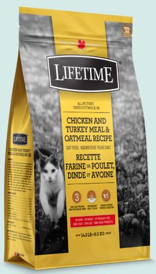 LifeTime Chicken, Turkey &amp; Oatmeal Cat Food