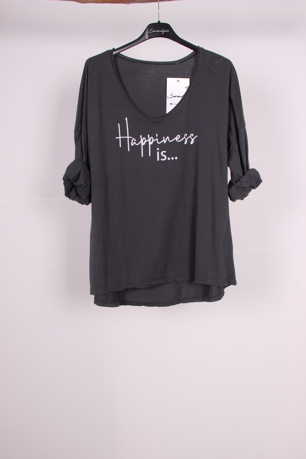 Camiseta &quot;Happiness is ...&quot;