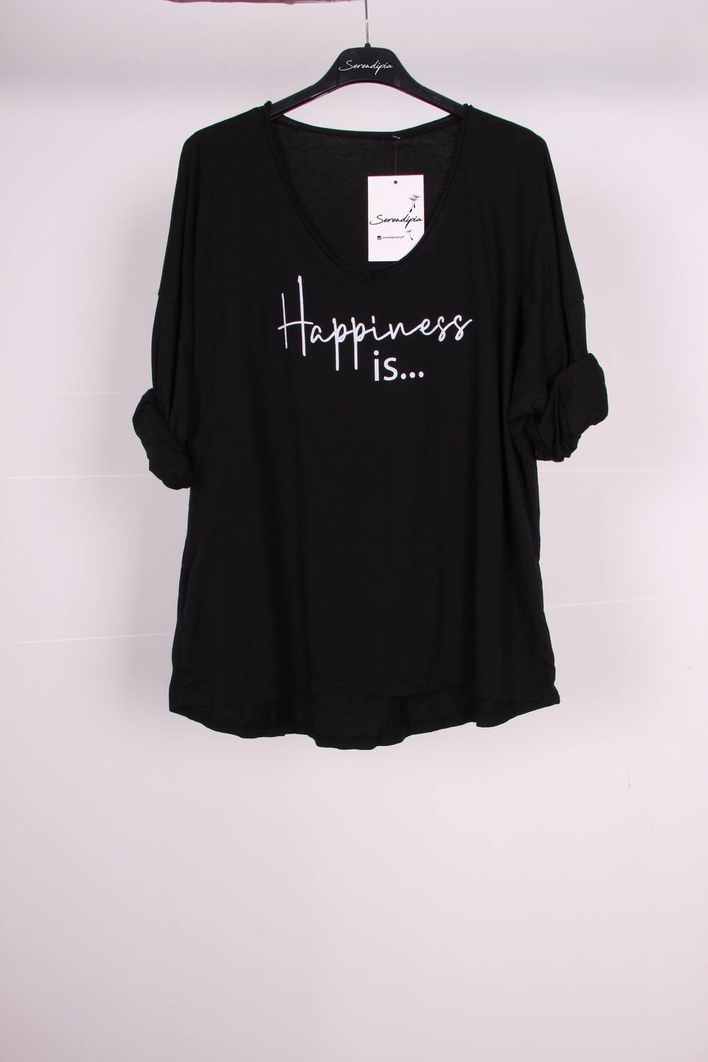 Camiseta &quot;Happiness is ...&quot;