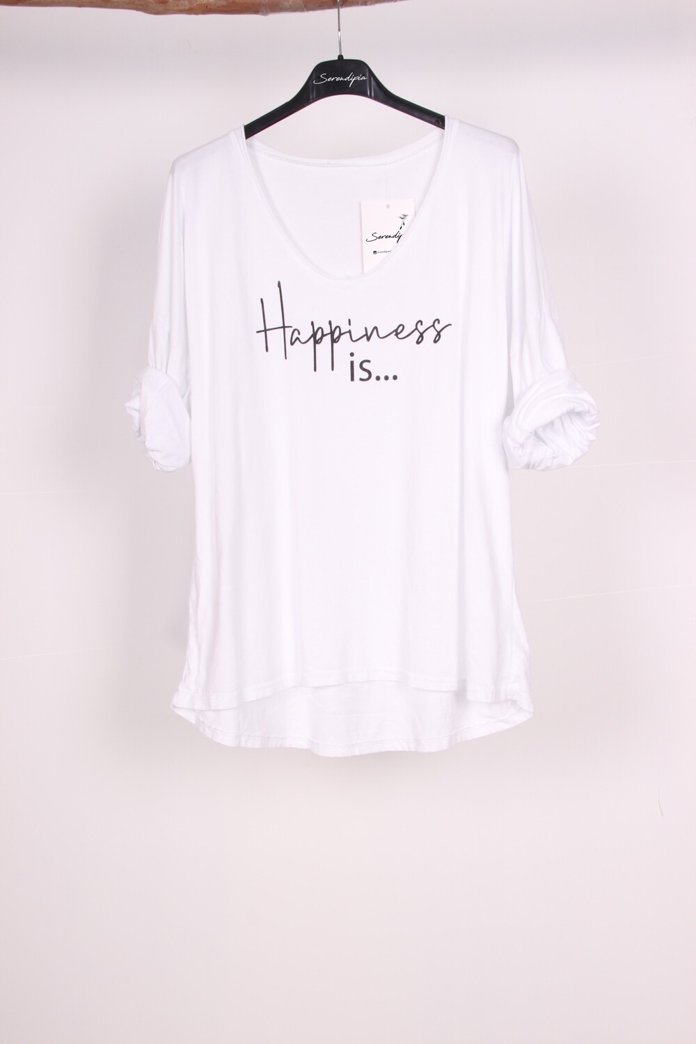Camiseta &quot;Happiness is ...&quot;
