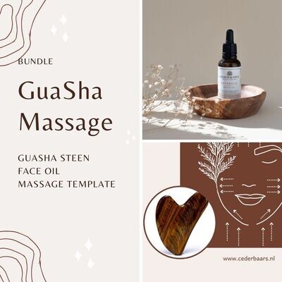 Guasha Massage Bundle Botanical Beauty Oil