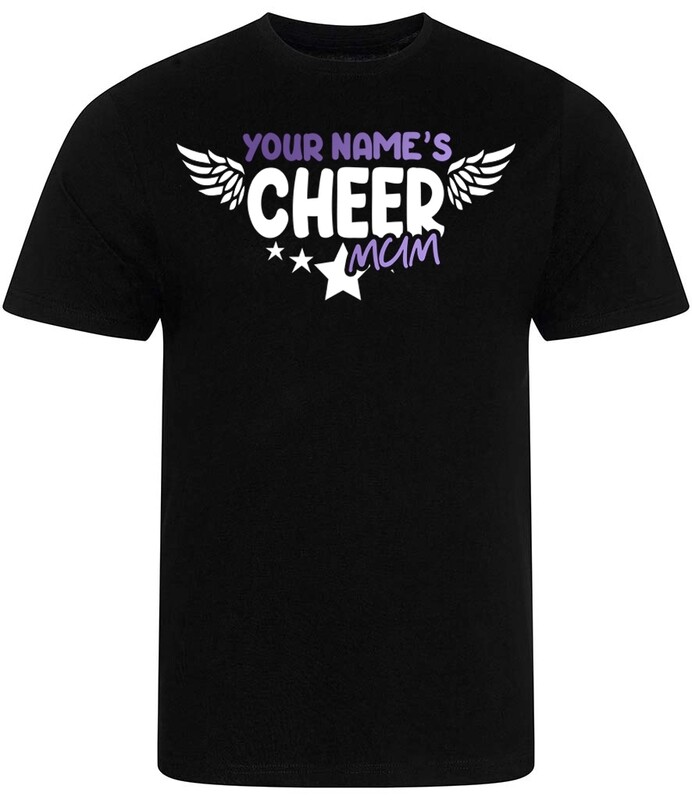 Personalised CLA &#39;Cheer Mum&#39; Tee