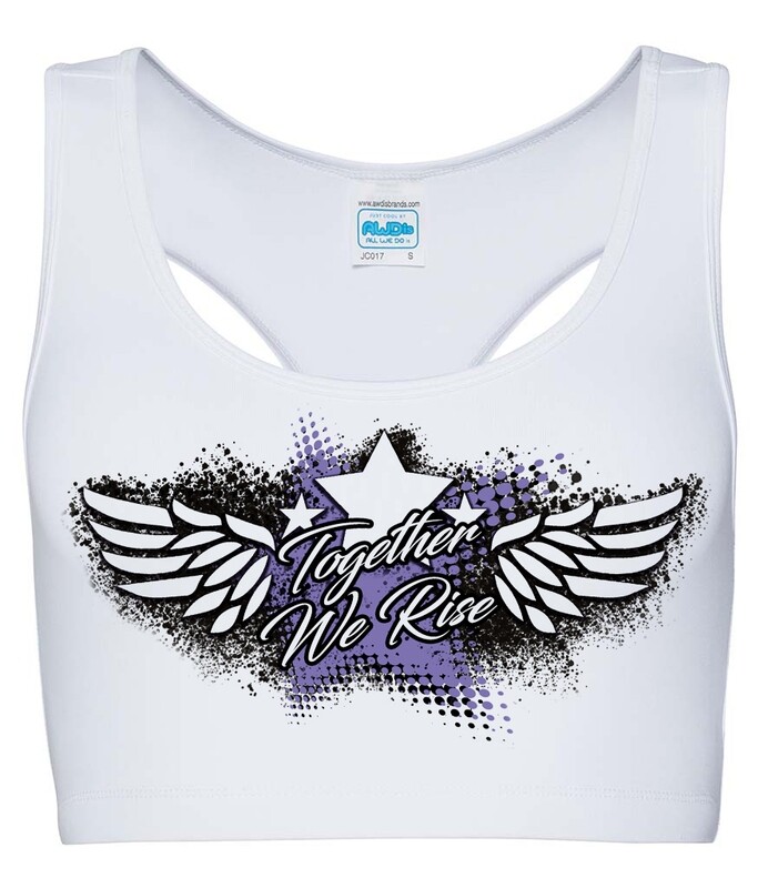 CLA &#39;Together We Rise&#39; Sports Crop Top