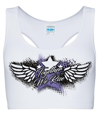 CLA 'Together We Rise' Sports Crop Top