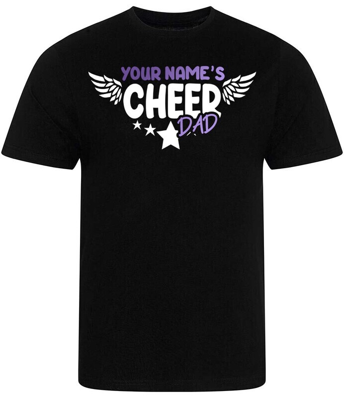 Personalised CLA &#39;Cheer Dad&#39; Tee