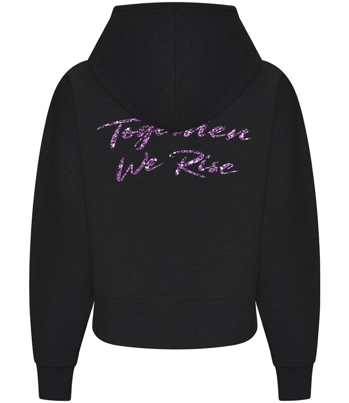 Glitter &#39;Together We Rise&#39; Ladies Relaxed Hoodie
