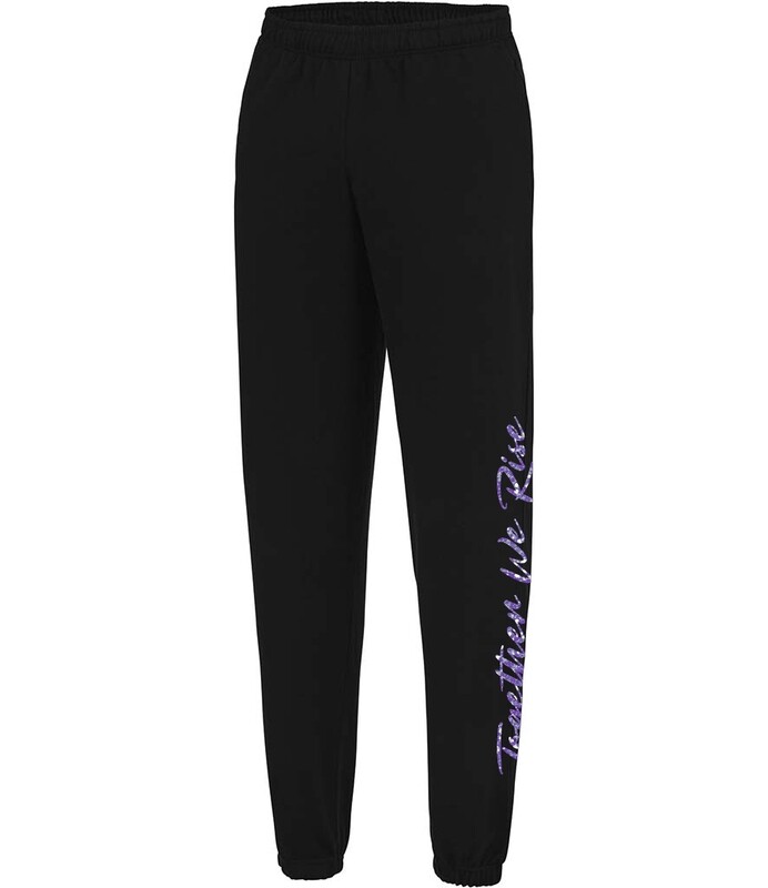 Glitter &quot;together We Rise&#39; Cuffed Jog Pants