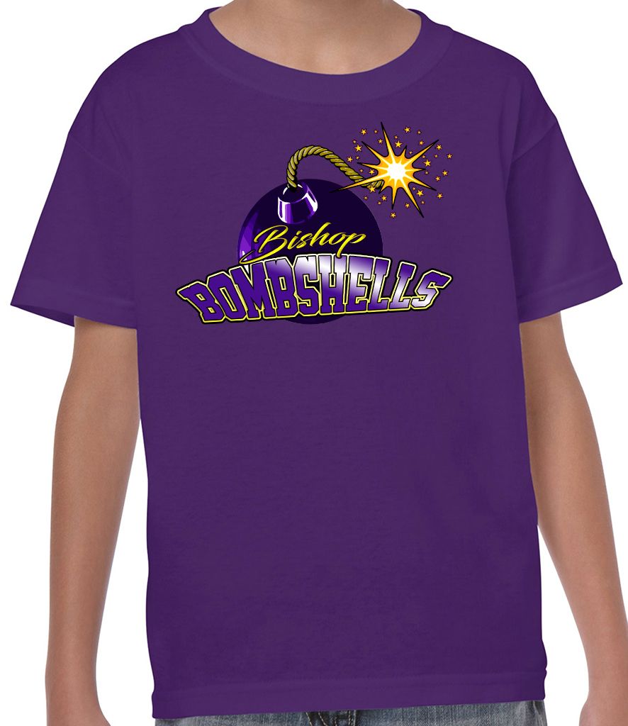 Bishop Bombshells Cheerleading Tee (Youth)