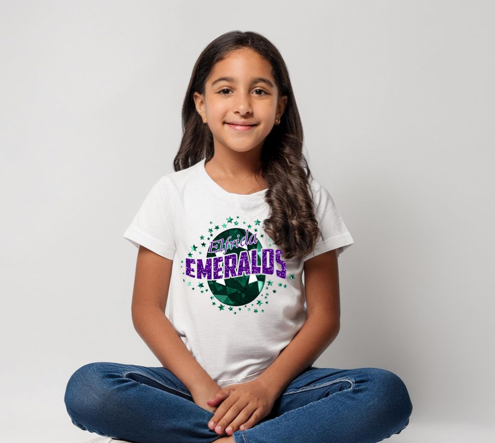 Elfrida Emeralds Cheerleading Tee (Youth)