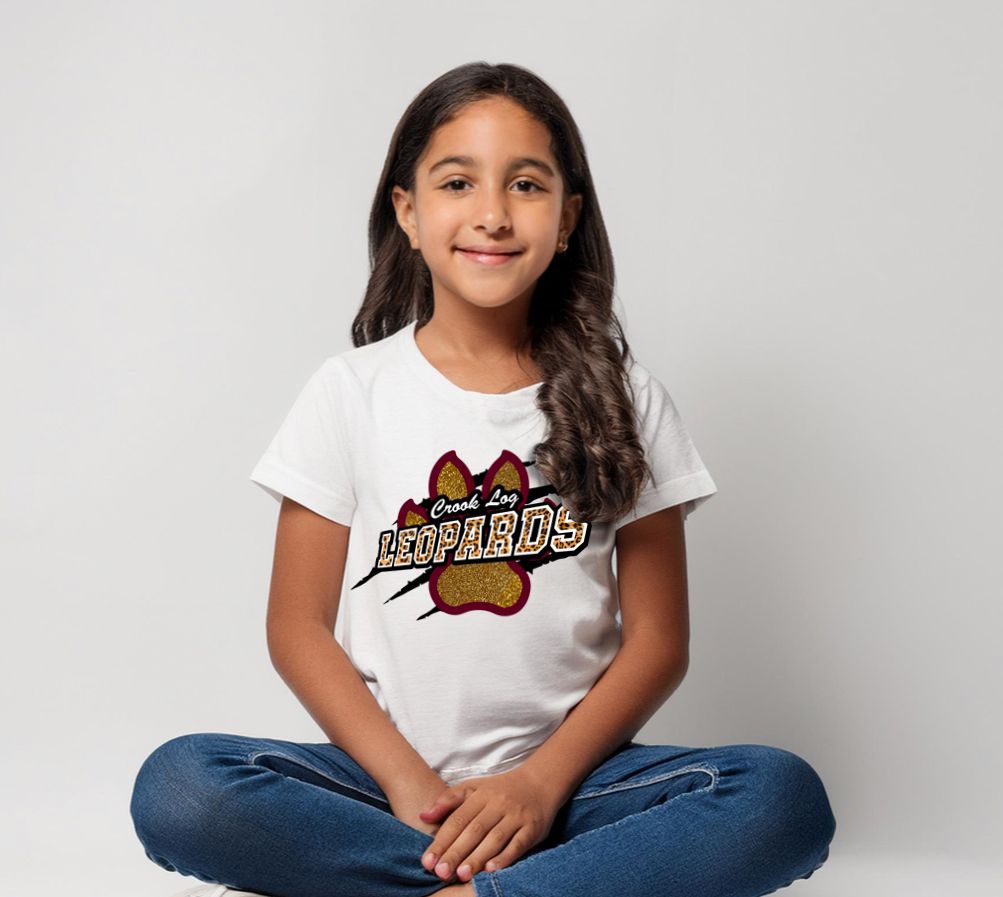 Crook Log Leopards Tee (Youth)