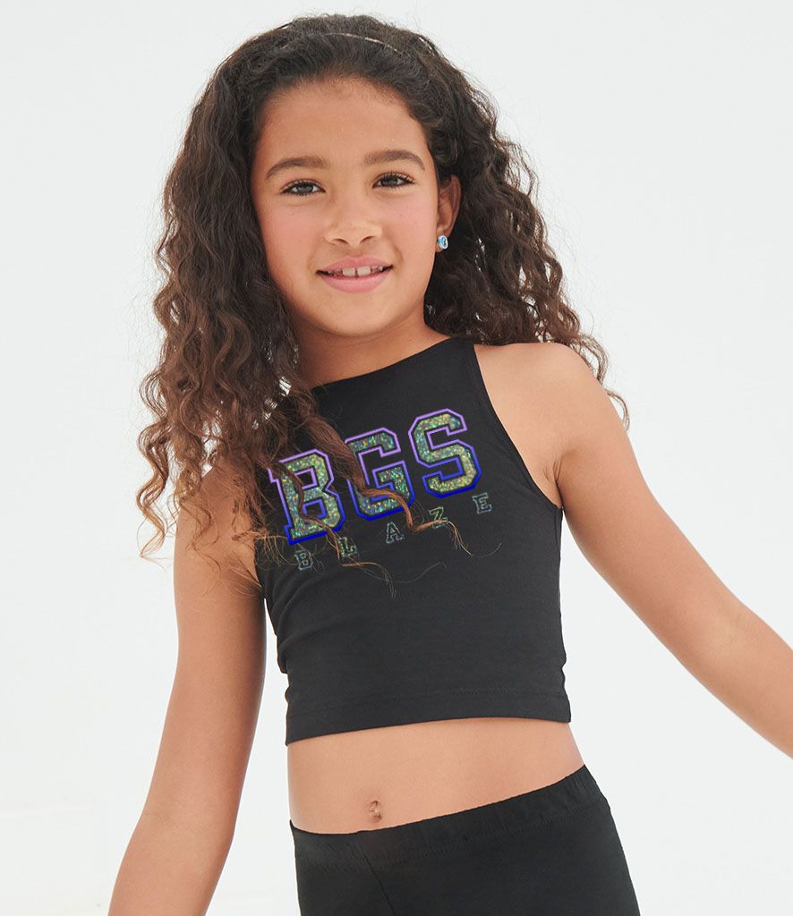 BGS Blaze Crop Top (Youth)