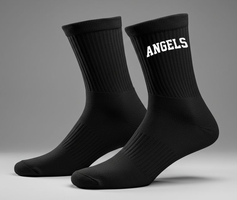 Angels Cheerleading Socks (Youth)