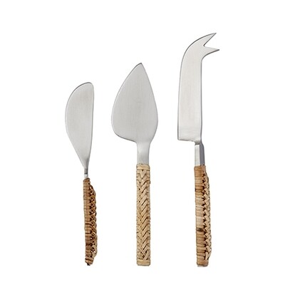 UTENCILIOS PARA QUESO RATÁN
