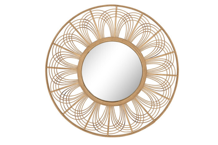 ESPEJO CIRCE FLOR RATÁN