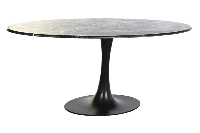 MESA OVAL MÁRMOL