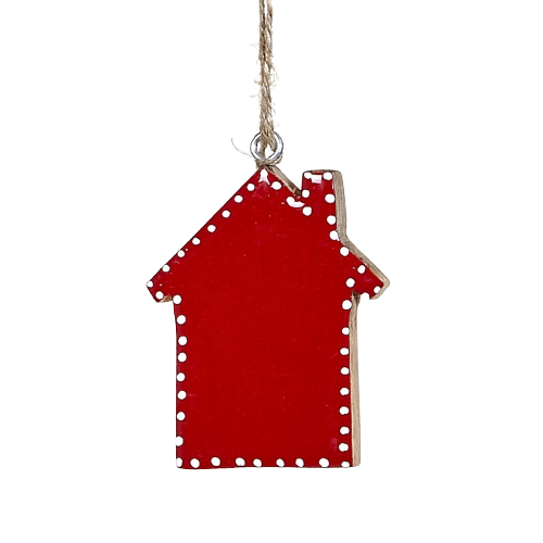 CASITA ESMALTADA ROJA