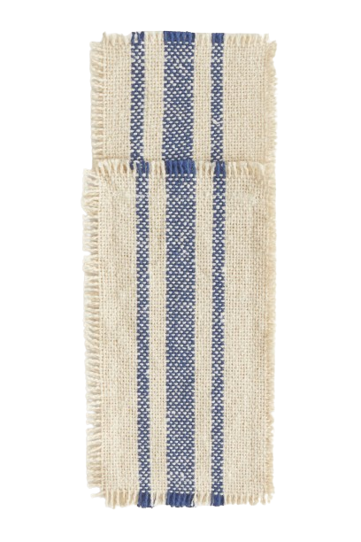 FUNDA DE CUBIERTOS BARI AZUL