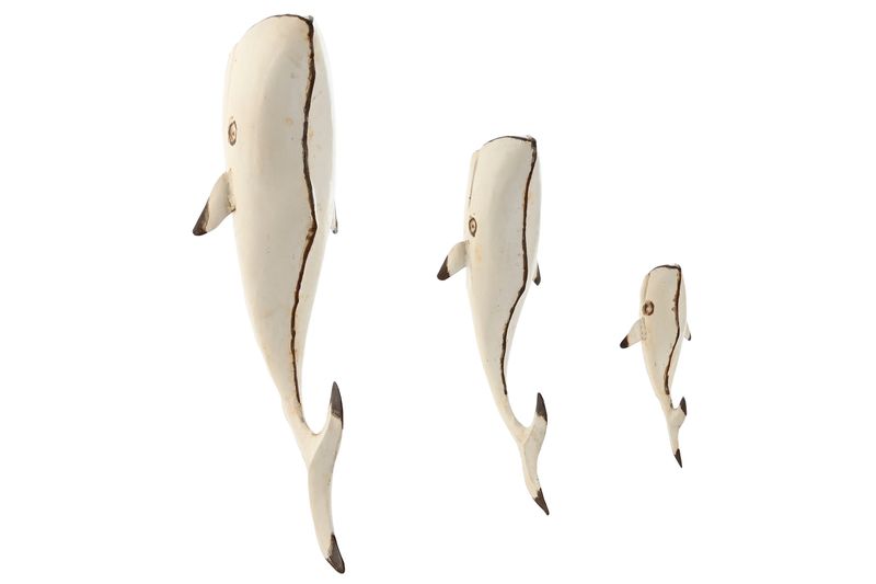 DECO WHALE WHITE