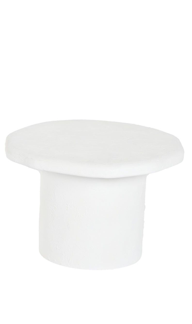 MESA CENTRO MANGO BIANCO, TAMAÑO: S: 75X75X35 CM