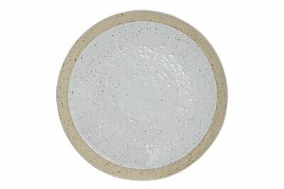 PLATO S GRES MATE BLANCO