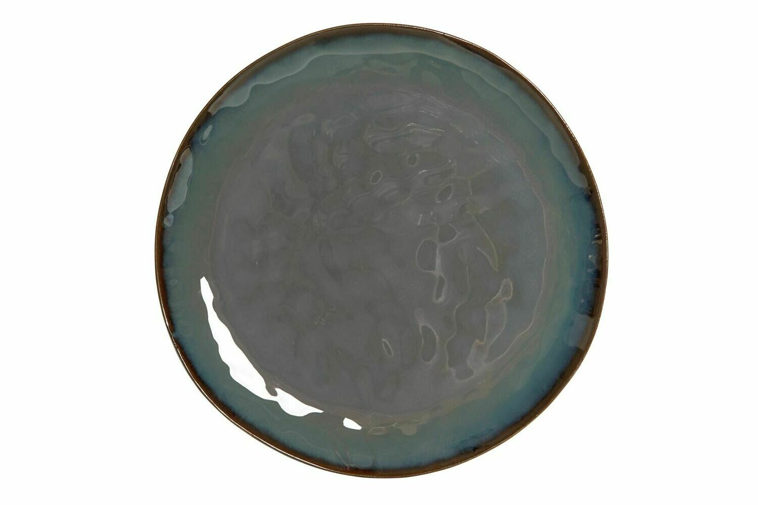 PLATO M GRES AZUL MARINO