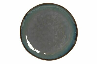 PLATO M GRES AZUL MARINO