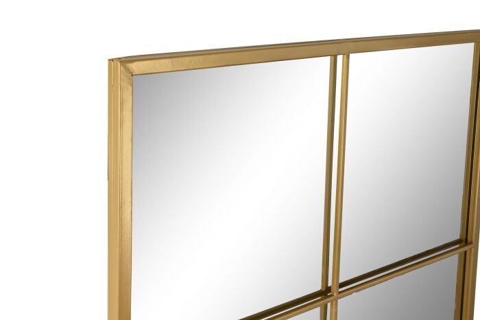 ESPEJO VENTANA DORADO 150
