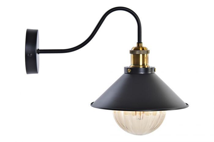 LÁMPARA APLIQUE NEGRO