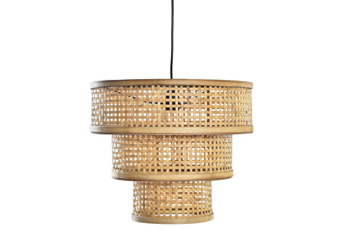LÁMPARA TECHO BAMBÚ NATURAL