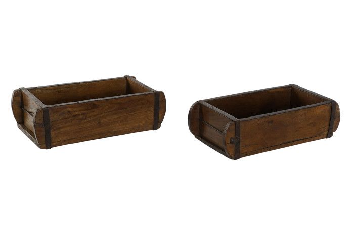 CAJA MOLDE DE LADRILLO TECA