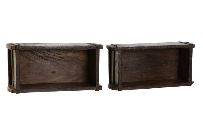 CAJA MOLDE DE LADRILLO TECA