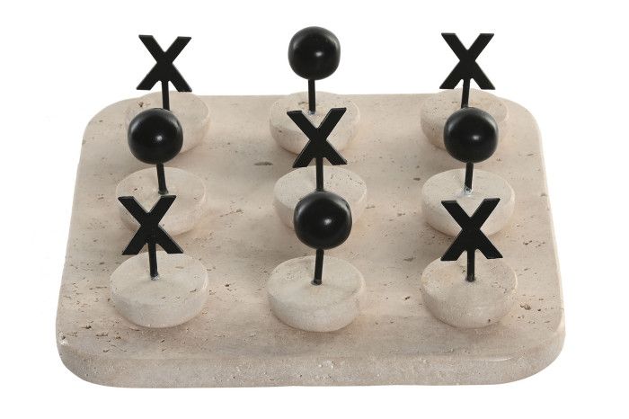 TIC TAC TOE TRAVERTINO