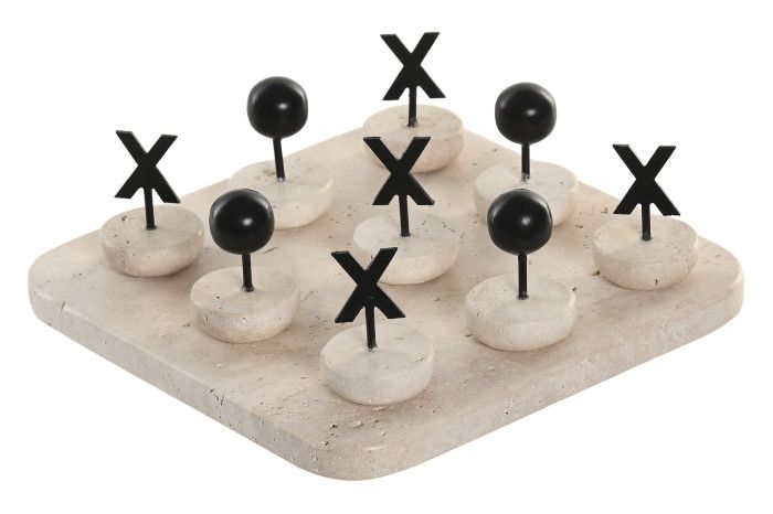 TIC TAC TOE TRAVERTINO