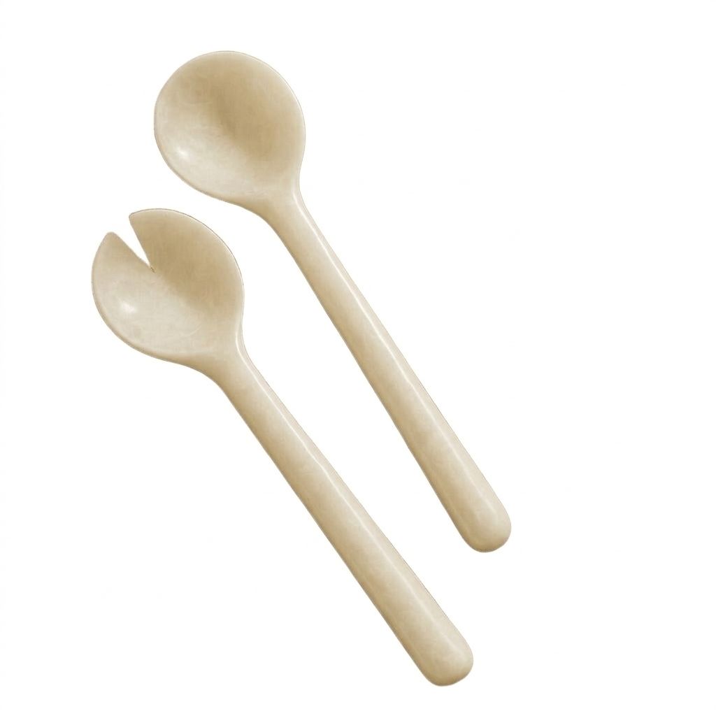 CUBIERTOS ENSALADA QUARTZ BLANCOS