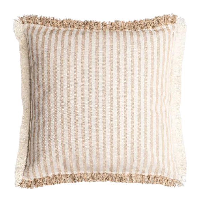 COJÍN LISTRA BEIGE
