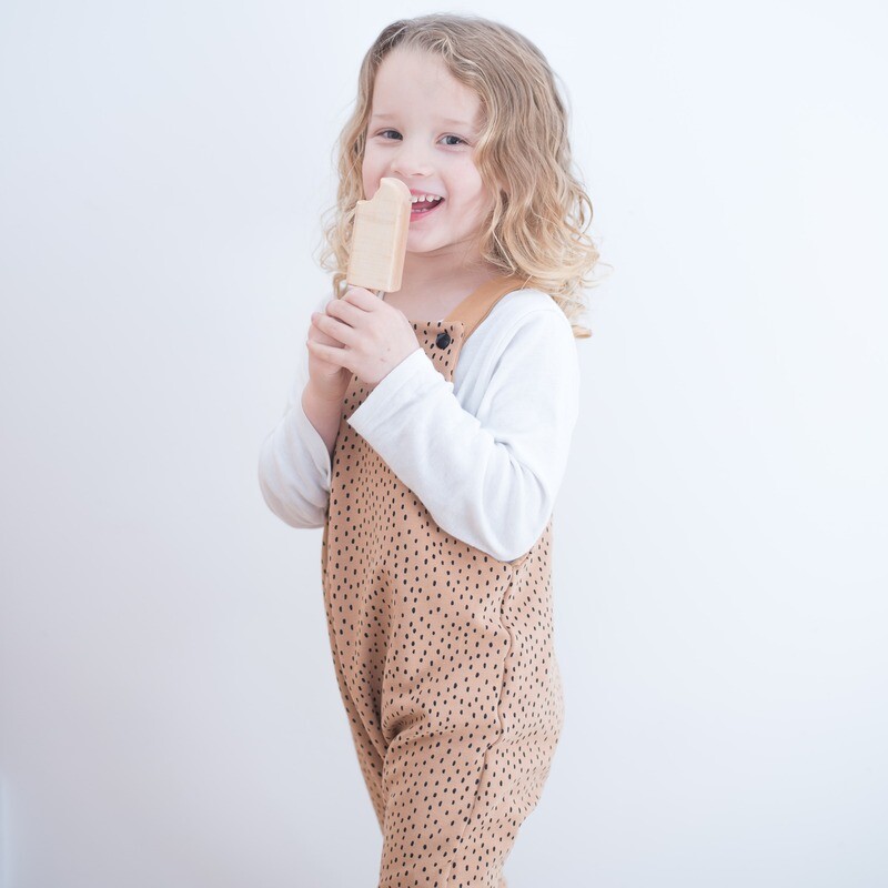 Patterned Long and Short Dungarees