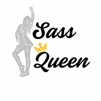 Sass Queen Design Kids Cropped Hoodie