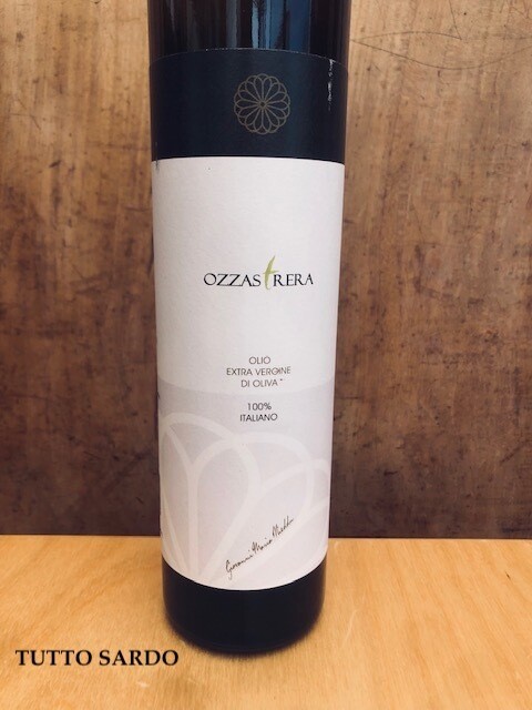 Huile d'olive Ozzastrera Mono variétale Bosana de Sardaigne Bolotana 250 Ml