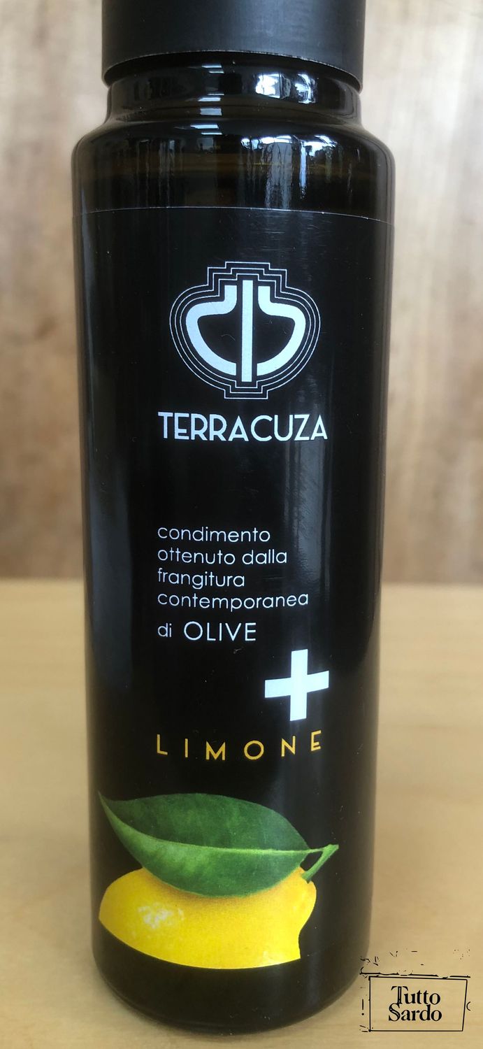 Huile d'olive extra vierge aromatisée Terracuza Citron 250 Ml