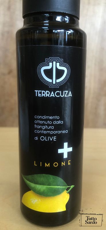 Huile d'olive extra vierge aromatisée Terracuza Citron 250 Ml