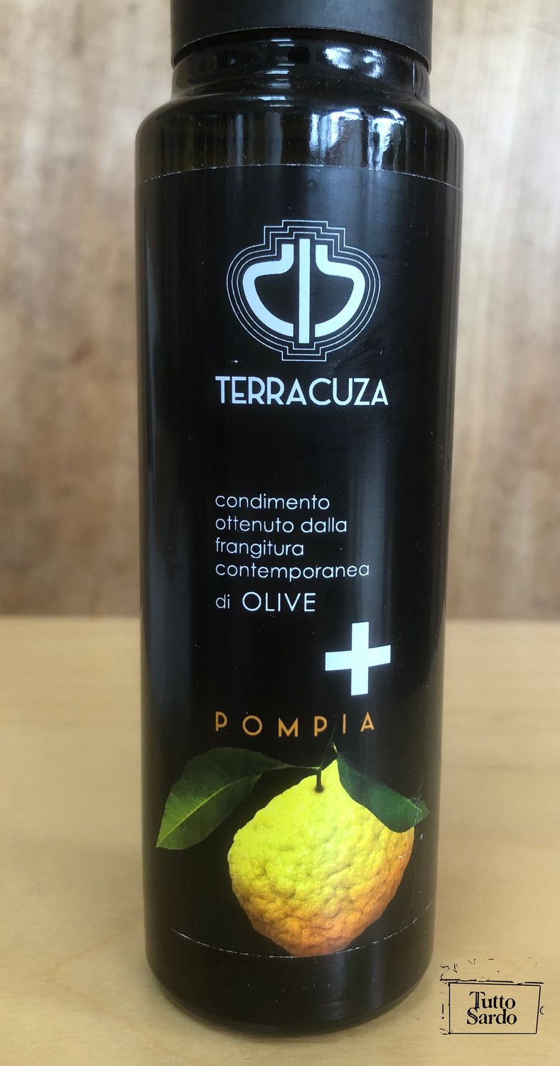 Huile d'olive extra vierge aromatisée Terracuza à la Pompia 100 Ml